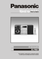 Panasonic - SC-PMX1 - Navod na obsluhu SK 